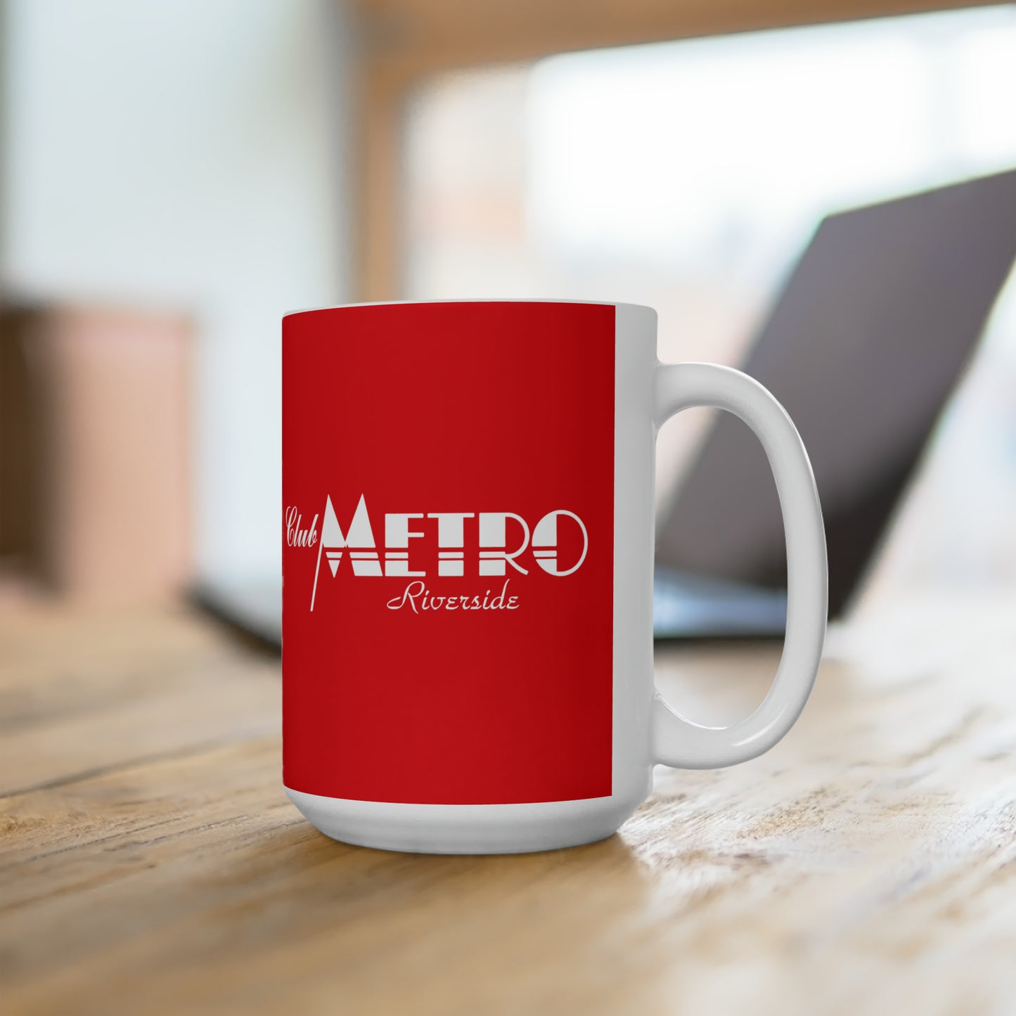 Red Club Metro Ceramic Mug 15oz