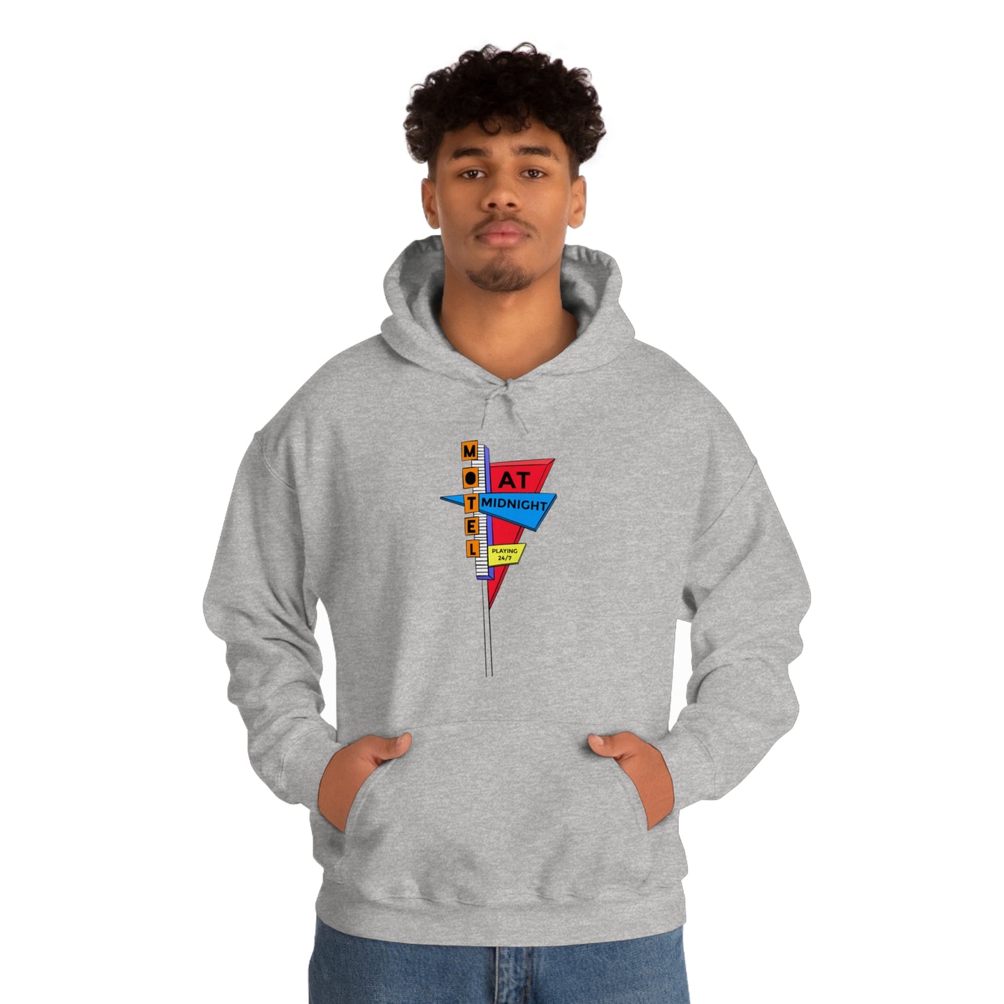 Motel At Midnight Unisex Heavy Blend Hoodie