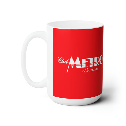Red Club Metro Ceramic Mug 15oz