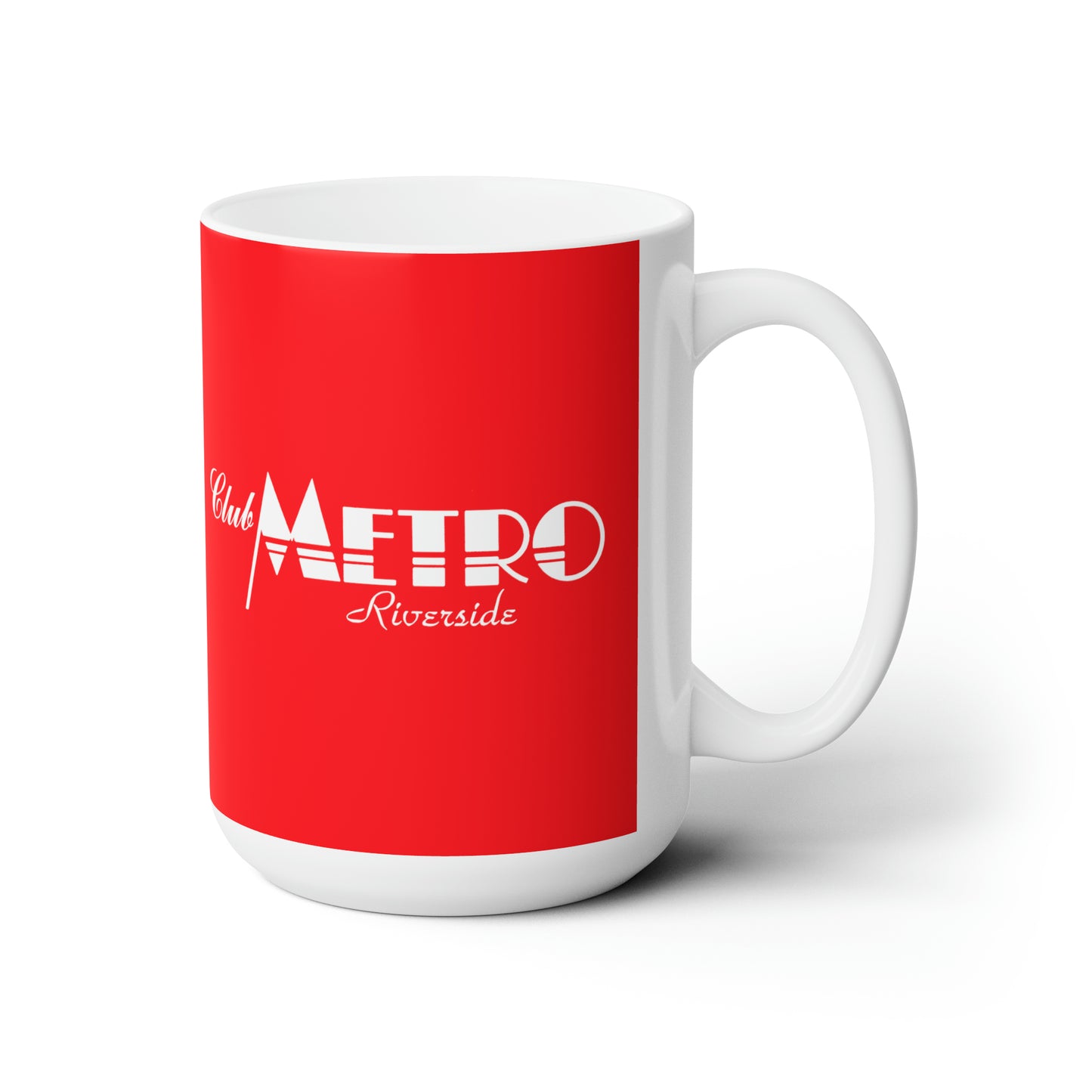 Red Club Metro Ceramic Mug 15oz