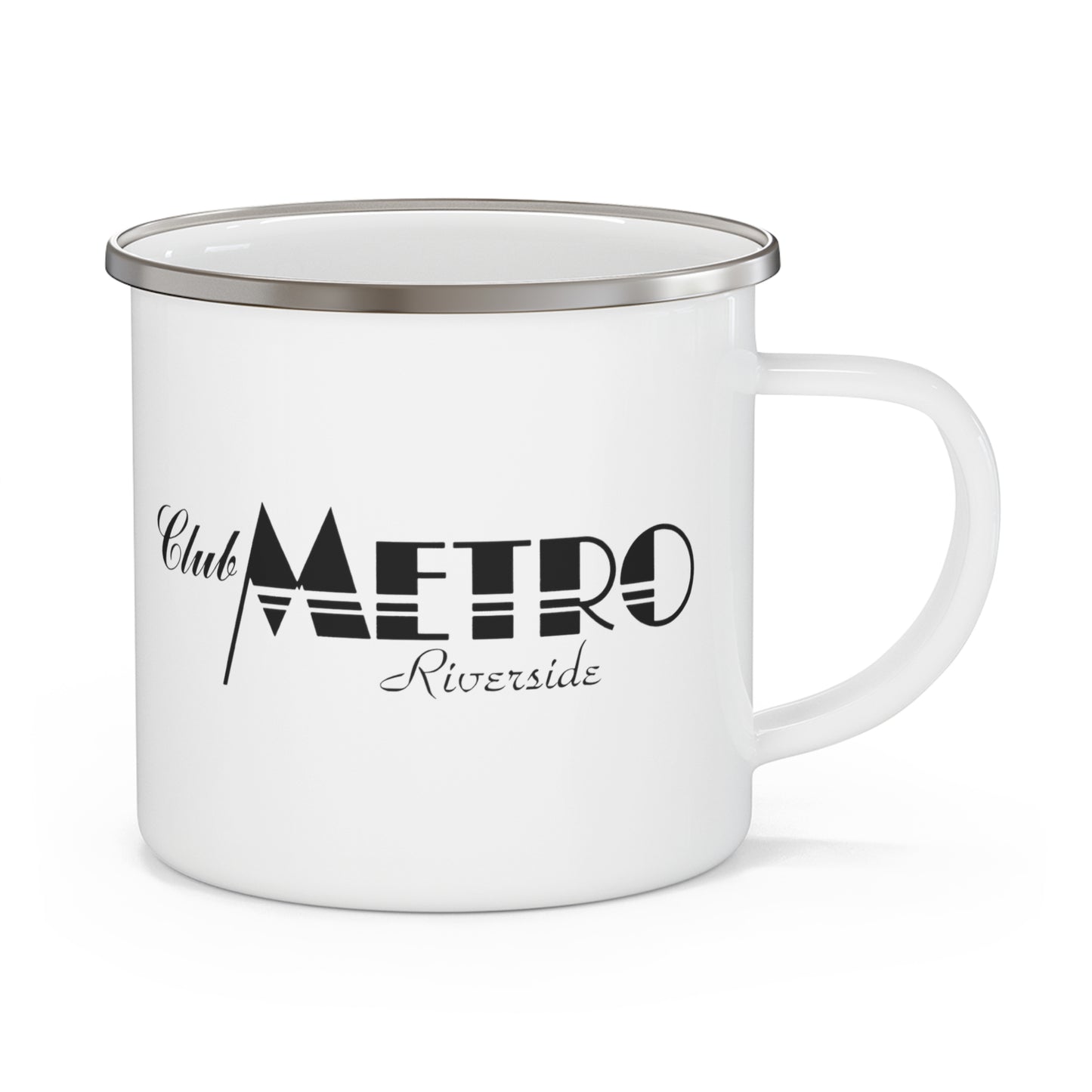 White Club Metro Camping Mug