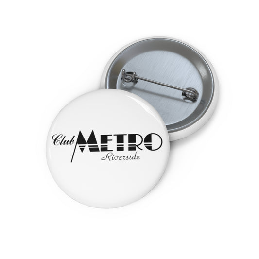 Club Metro Riverside Logo Pin
