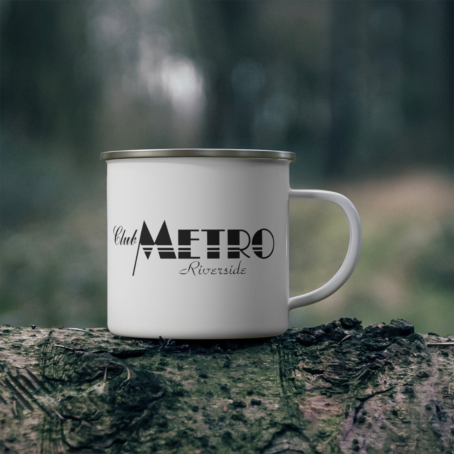 White Club Metro Camping Mug