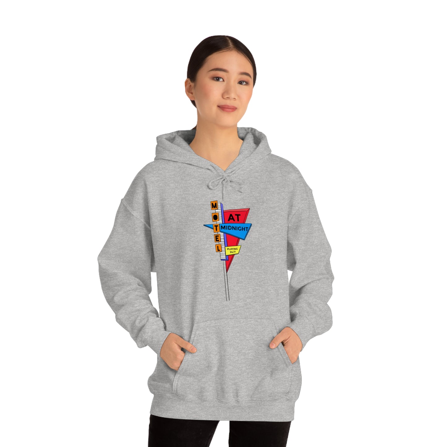 Motel At Midnight Unisex Heavy Blend Hoodie